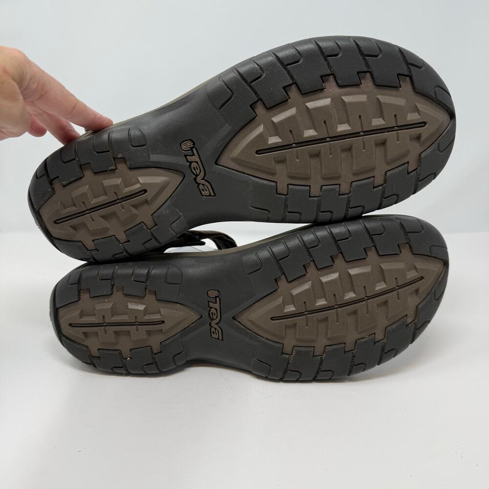 Teva Tanza Sport Sandals Men's 13 Brown Hiking Sandals Rugged Summer Footwear - Picture 9 of 12
